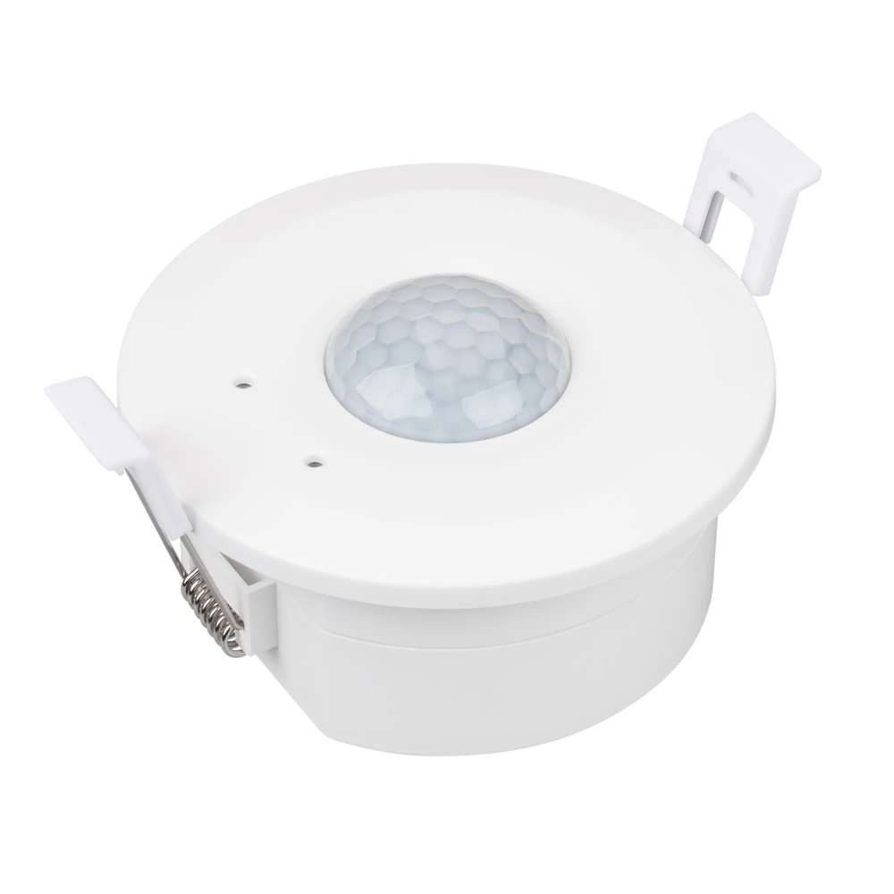 INTELLIGENT ARLIGHT Датчик движения SMART-0-10V-1001-14-62-IN White (230V, 1x4A, Relay, PIR, 2.4G) (IARL, IP20 Пластик, 5 лет) 039714