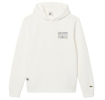 Мужская теннисная кофта Lacoste Roland-Garros Edition - flour