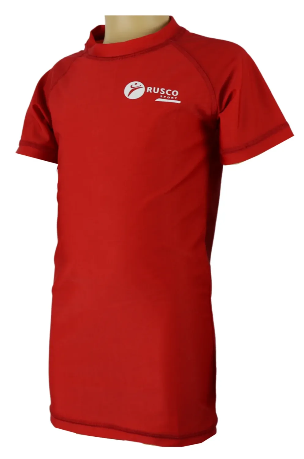 Рашгард кор.рукав Rusco Sport RED детский красный