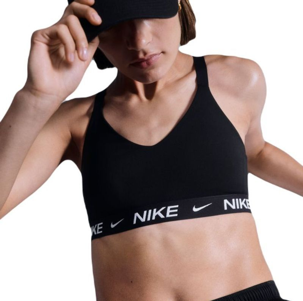 ТОП теннисный Nike Indy Medium Support Padded Adjustable Sports Bra - черный