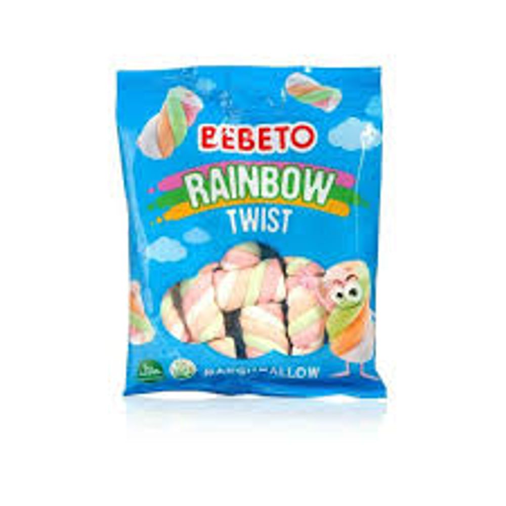 Суфле BEBETO маршмеллоу RAINBOW TWIST ваниль 135г