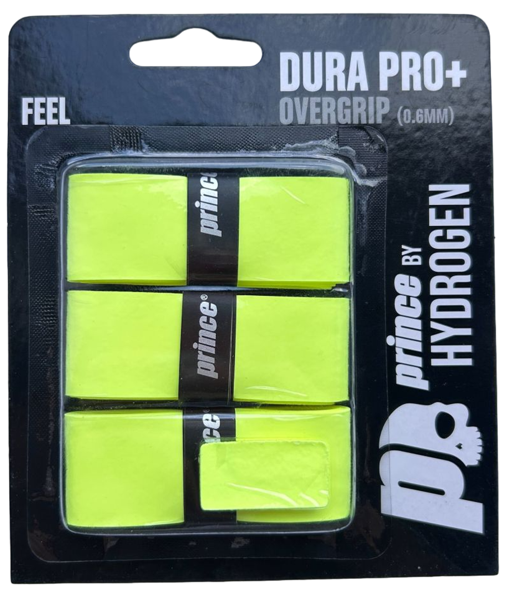 Теннисные намотки Prince by Hydrogen Dura Pro+ 3P - желтый