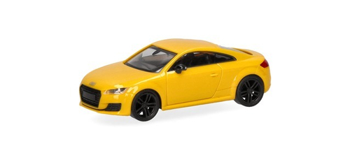 Автомобиль Audi TT Coupé, желтый/черный