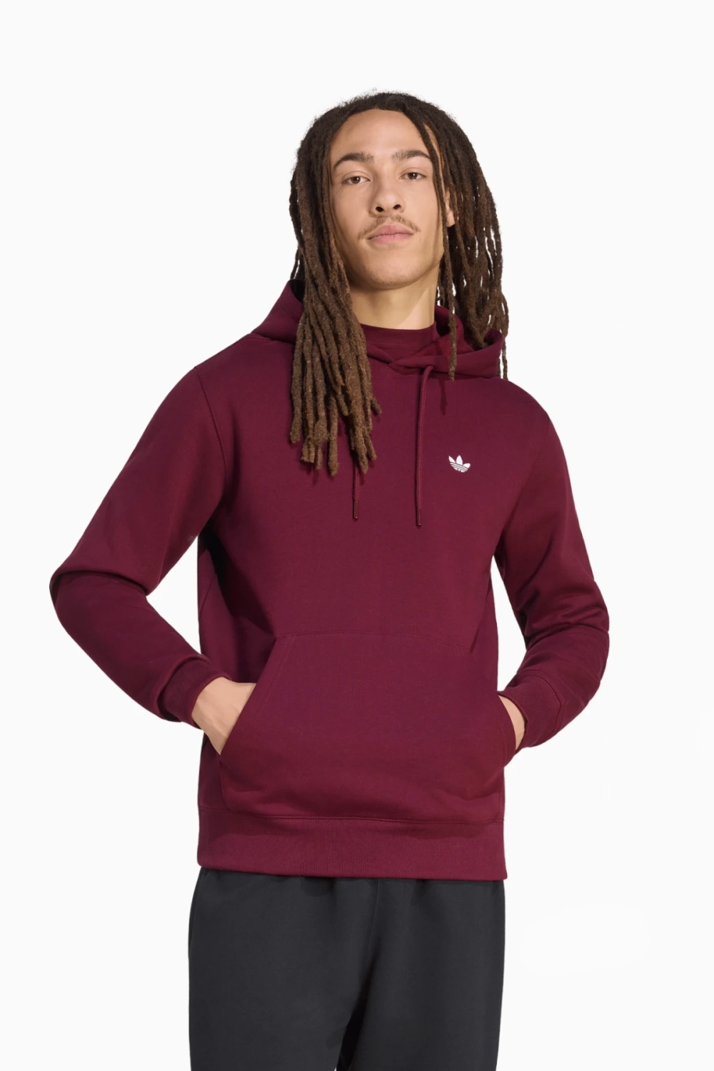 Кофта adidas Originals Trefoil Essentials - бордовый