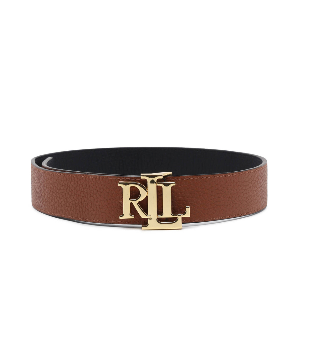Двухсторонний кожаный ремень LAUREN RALPH LAUREN - черный(412912040)
