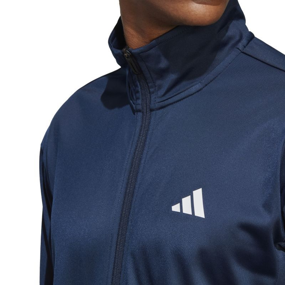 Мужская теннисная кофта Adidas 3 Stripes Knit Jacket - collegiate navy