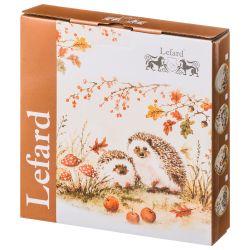 ТАРЕЛКА ЗАКУСОЧНАЯ LEFARD "FOREST TALE" АКВАРЕЛЬ ПРИРОДЫ 21,5СМ., РАЗНОЦВЕТНЫЙ