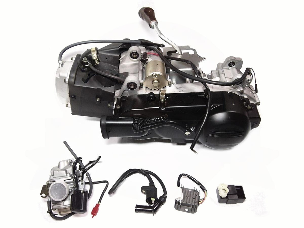 Двигатель ATV 4х такт. 150 см3 157QMJ (GY6-150) моноблок с редуктором в сборе