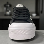Adidas Nizza Platform • Black White