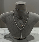 Колье ЗМЕЯ длинное silver