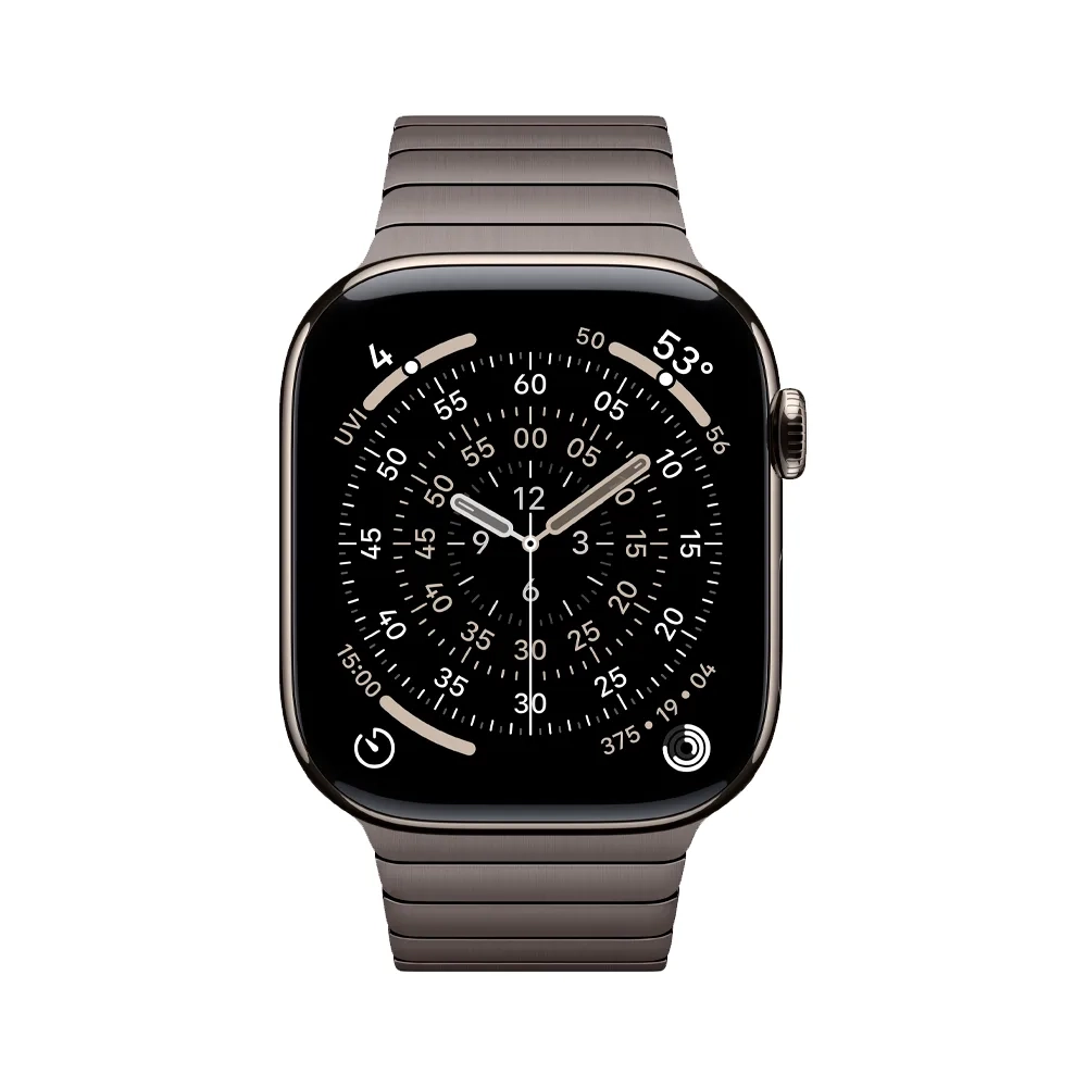 Умные часы Apple Watch Series 11 GPS + Cellular, 46mm, Natural Titanium Case with Slate Link Bracelet