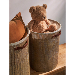Корзина для хранения Sustainable collection, 46 л, бежевая