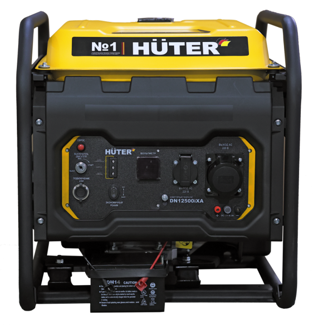 Инверторный генератор (9 кВт) Huter DN12500iXA (электростартер)