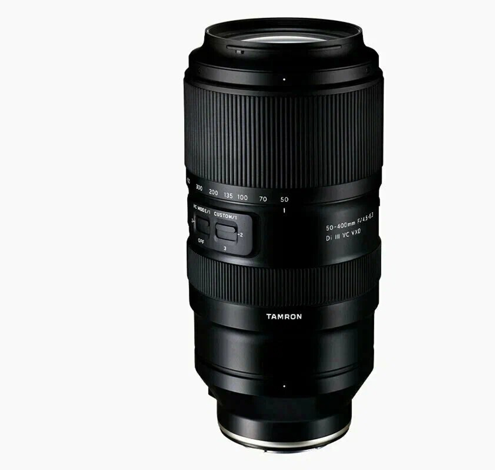 Ультрателеобъектив для  беззеркальных камер Tamron 50-400mm f/4.5-6.3 Di III VC VXD Sony E