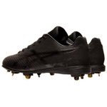 Asics Goldstage Low Top Upper Height Baseball Shoes Men"s Black
