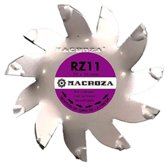 Фреза для штроборезов Macroza RZ11 25х35 мм