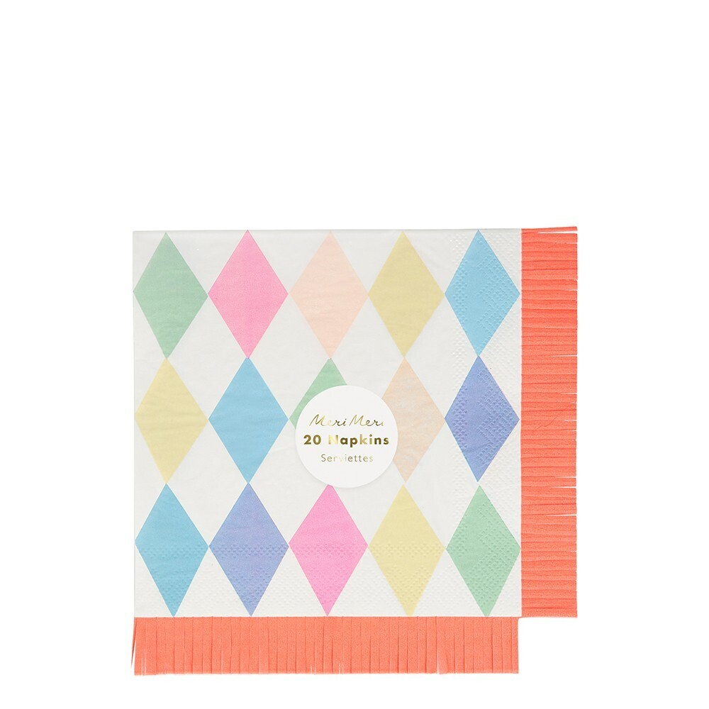 Салфетки большие "Цирк" 20 шт. (16 х 16 см)