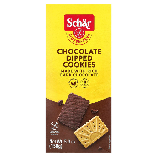 Schar, шоколадное печенье без глютена, 150 г (5,3 унции)