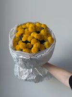 Букет из хризантемы в желтом оттенке 7 шт