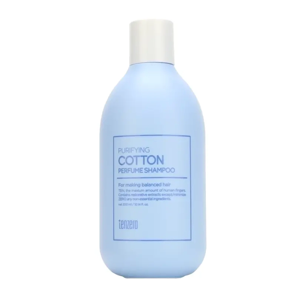 TENZERO PURIFYING COTTON PERFUME SHAMPOO  Парфюмированный шампунь для волос с ароматом хлопка  300мл