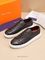Кеды тёмно-коричневые с белой подошвой от Santoni BP5-381756 — фото 1 [TG 8a254970dcc2-001]