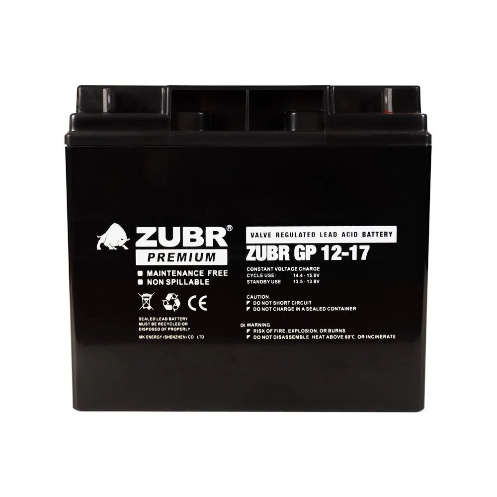 Аккумулятор ZUBR GP12-17