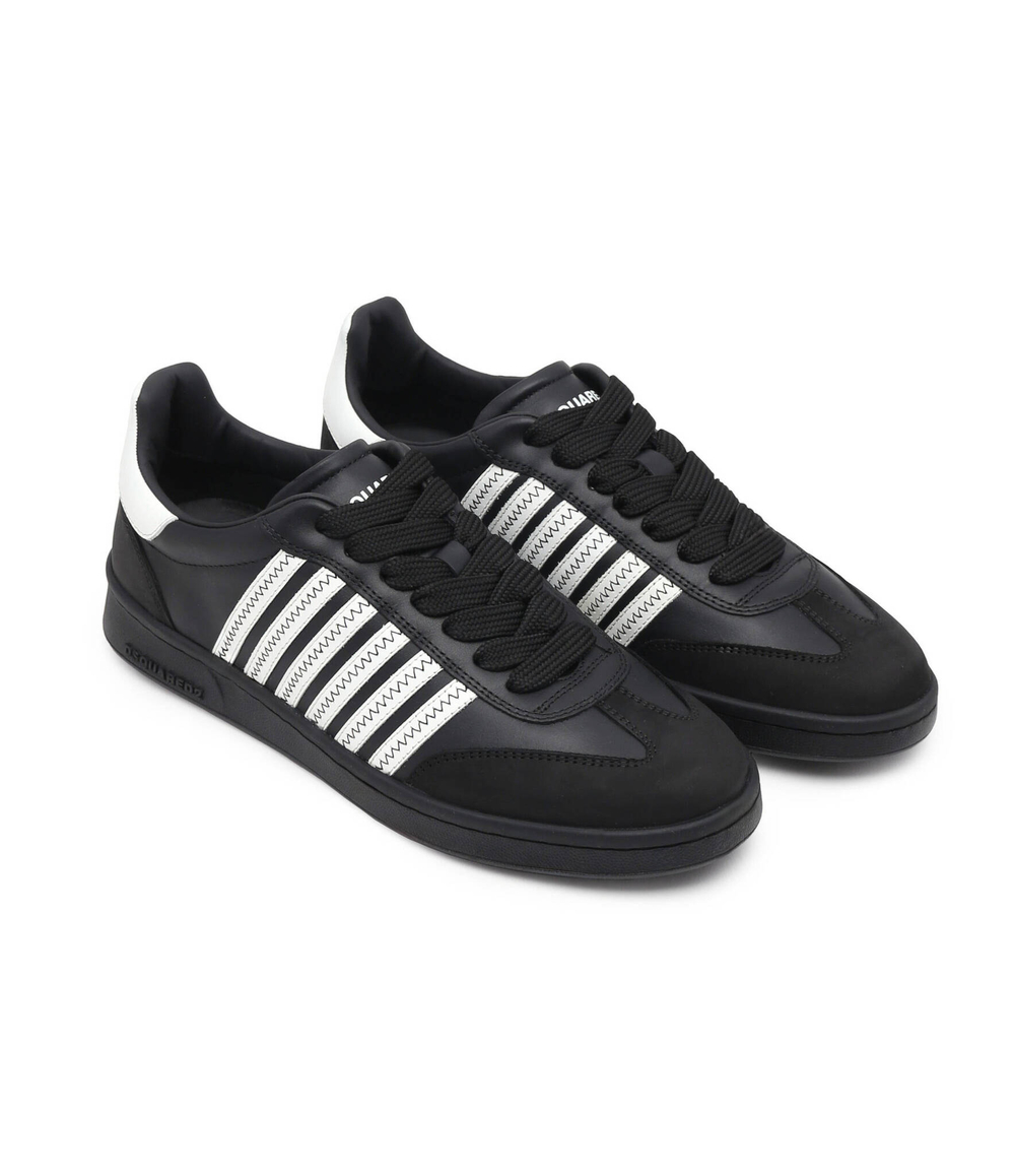 Кожаные кроссовки Dsquared2 - черный(SNM0181 11100001)