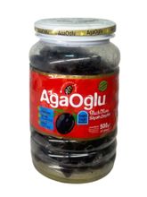 Маслины AgaOglu черные вяленые с косточкой 500 г x 2 шт
