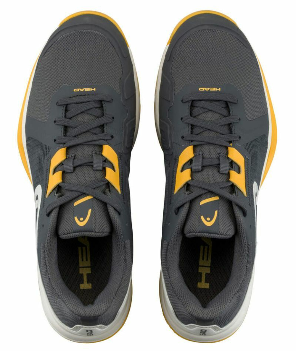 Мужские кроссовки теннисные Head Sprint Team 3.5 - dark grey/banana