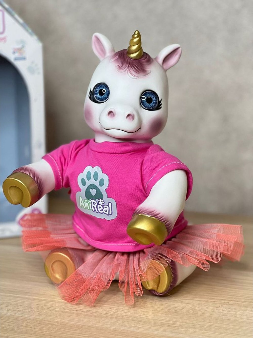 Игрушка мягконабивная 35см АниРеал Единорожка (60105)