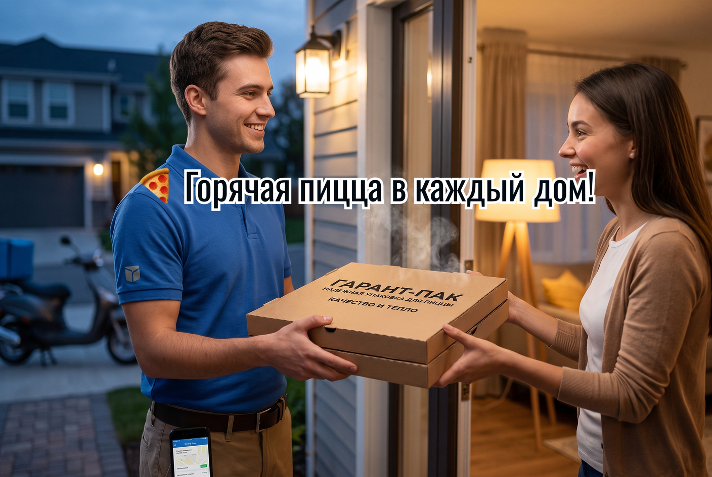 🍕 Горячая пицца в каждый дом!