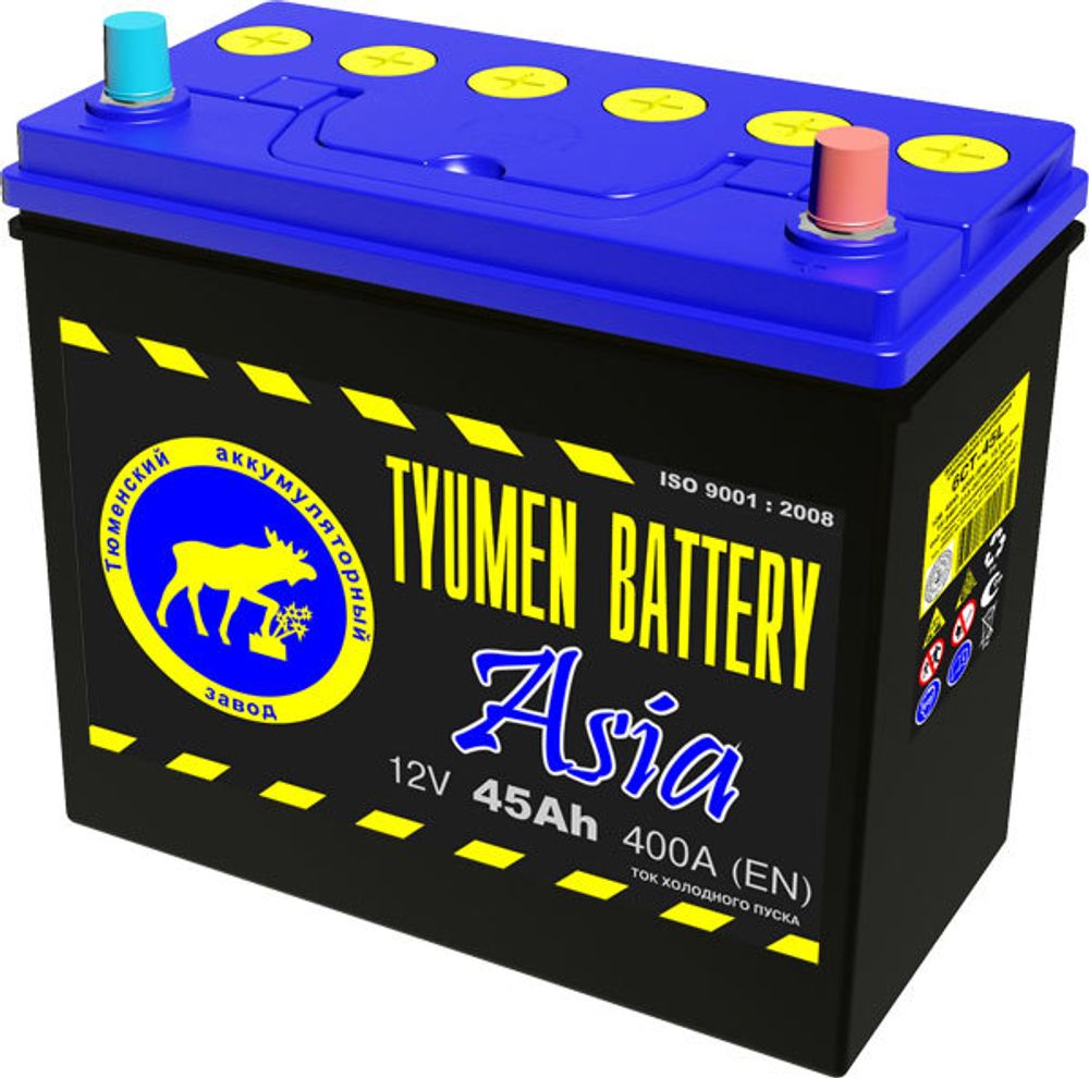 TYUMEN ASIA 6СТ- 45 аккумулятор TYUMEN ASIA 6СТ- 45 аккумулятор