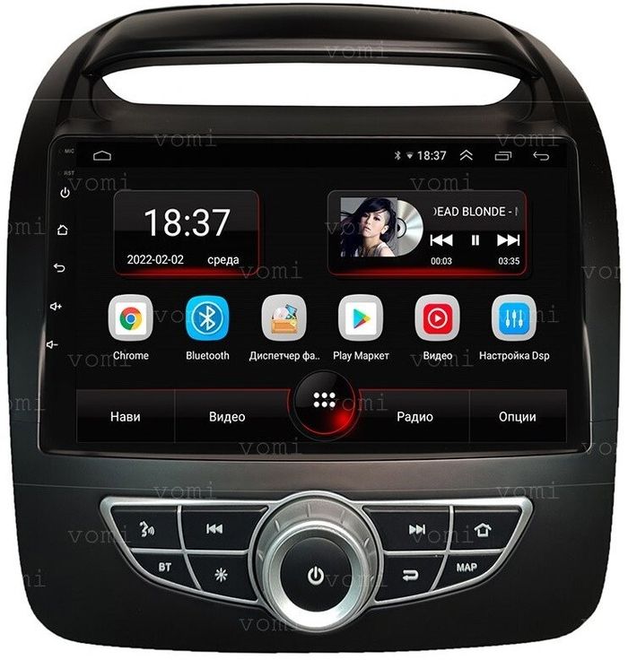 Магнитола для KIA Sorento 2012-2016 (климат на большом экране ГУ) - AK530R9-MTK Android 10
