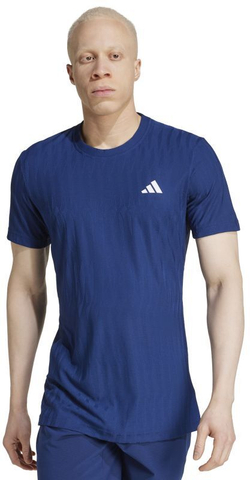 Мужская теннисная футболка Adidas Tennis Climacool+ AIRCHILL FreeLift - небесный