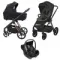 Коляска Espiro Miloo 3 в 1 Diamond Black (210)