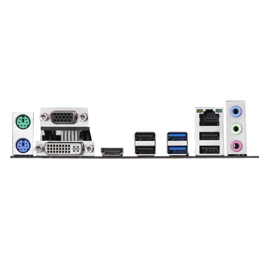 Материнская плата HUANANZHI H81, Socket1150, mATX, Retail, 2xDDR3, PCIe3.0, 1xM.2, 100LAN, 2xPS/2, 6xUSB2, 4xUSB3, VGA, HDMI, DVI (HNZ-H81)