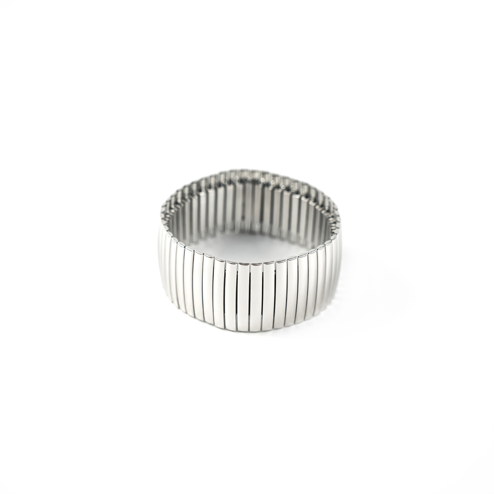 Браслет ШИРОКИЕ ПОЛОСКИ silver
