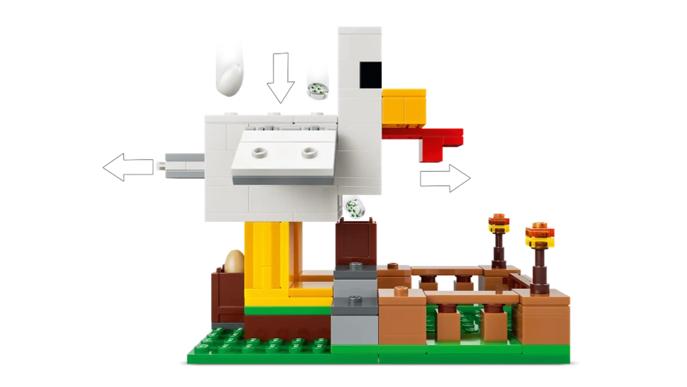 Конструктор LEGO Minecraft 21585 Chicken Farm