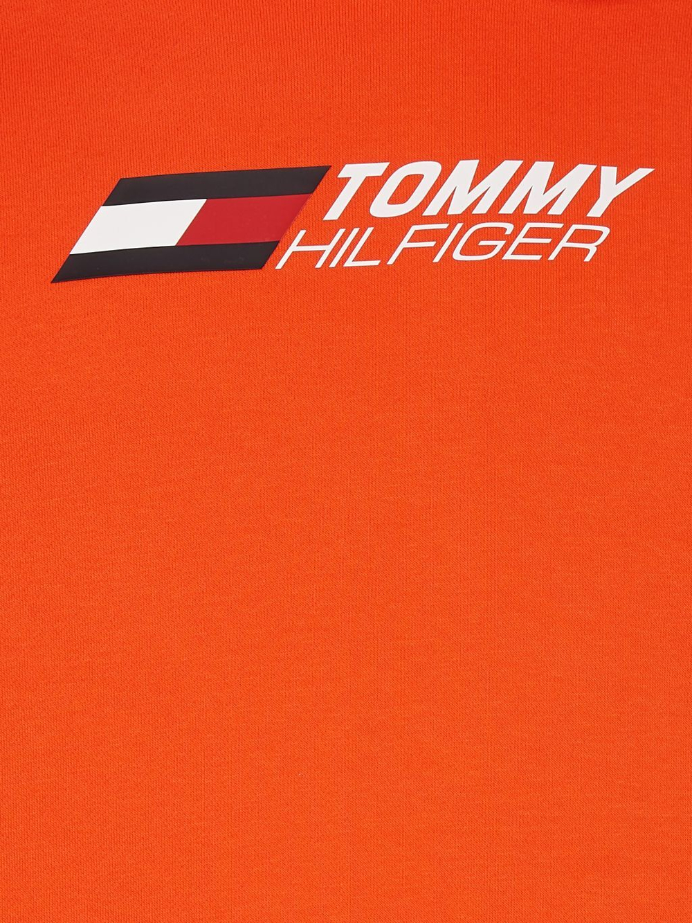 Мужская теннисная кофта Tommy Hilfiger Essentials Hoody - acid orange