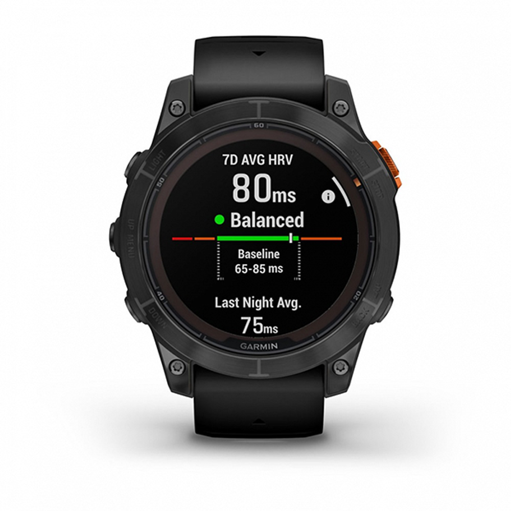 Умные часы Garmin FENIX 7 PRO Solar Edition 47 мм серый с черным ремешком