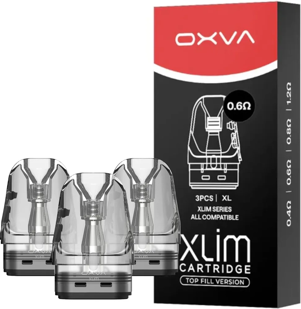 OXVA XLIM Top Fill Cartridge 3ml 0.6ohm (1szt)
