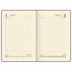 Ежедневник датированный 2025, А5, 143х218 мм, BRAUBERG "Journal", под кожу, застежка, органайзер, синий, 115879