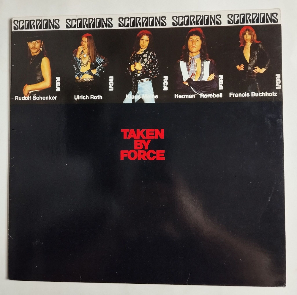 Винтажная виниловая пластинка LP Scorpions Taken By Force (Germany 1983)