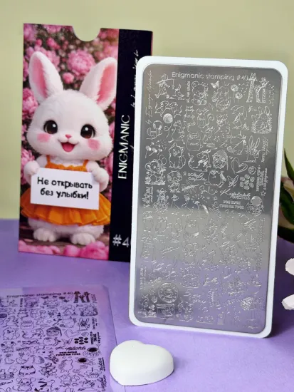 Пластина для стемпинга ENIGMANIC Stamping №040