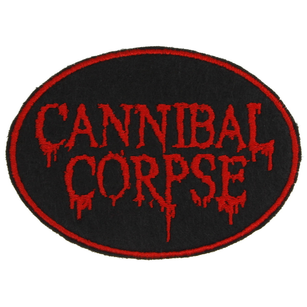 Нашивка с вышивкой группы Cannibal Corpse