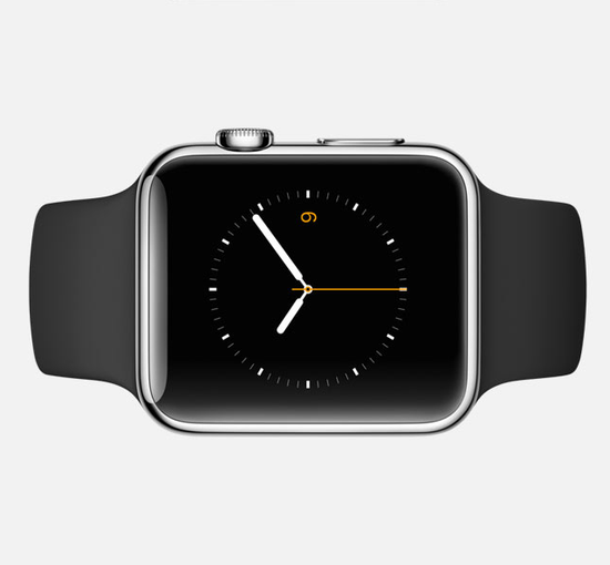 Часы смарт Apple Watch 42мм (черный полимерный)