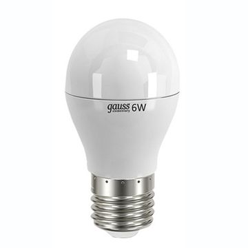 Лампа  Gauss LED Elementary Globe 6W E27 6500K 53236