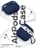 Чехол для Airpods 3 Gurdini силиконовый с карабином Темно Синий