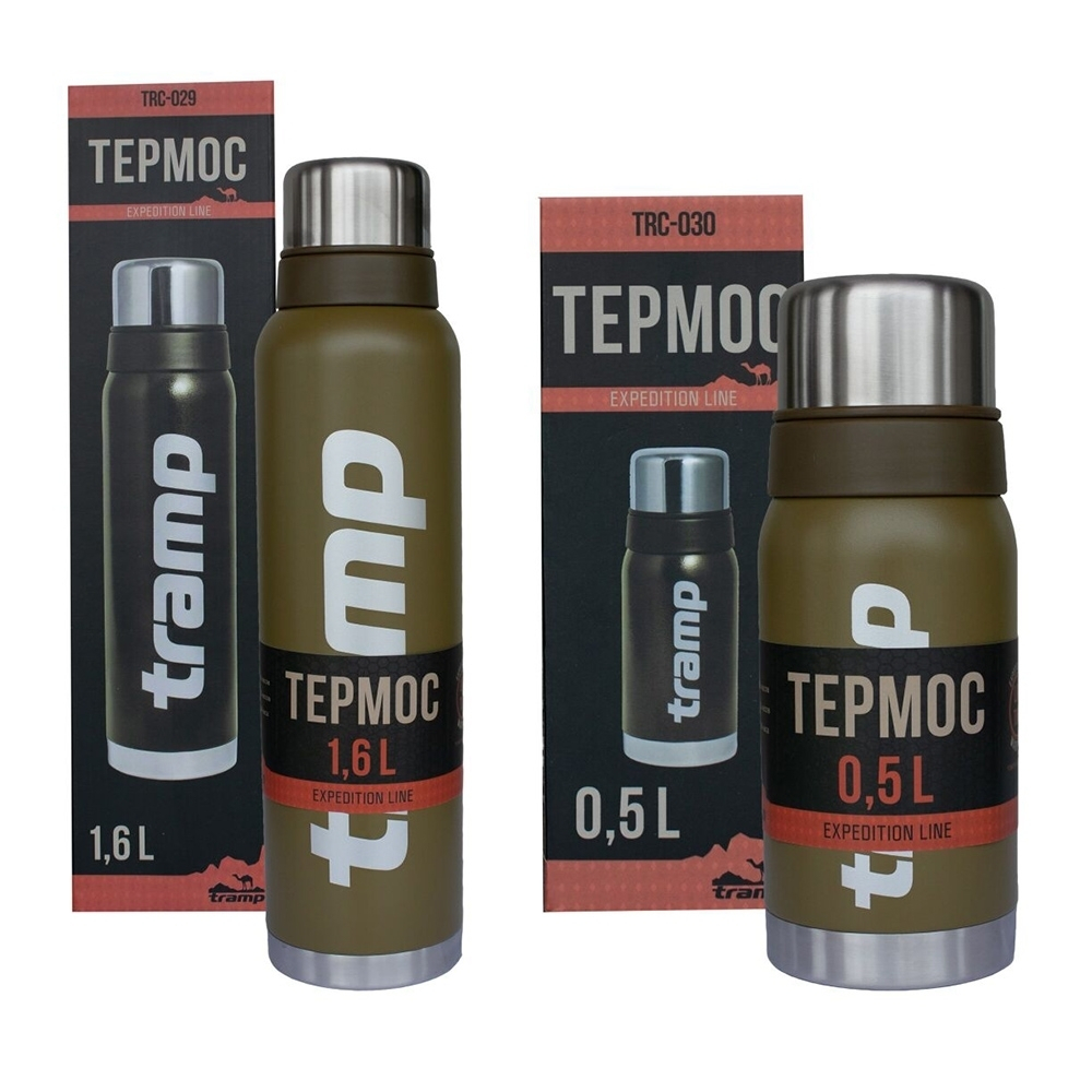 Tramp Термос Expedition line 1.6 л, TRC-029, оливковый