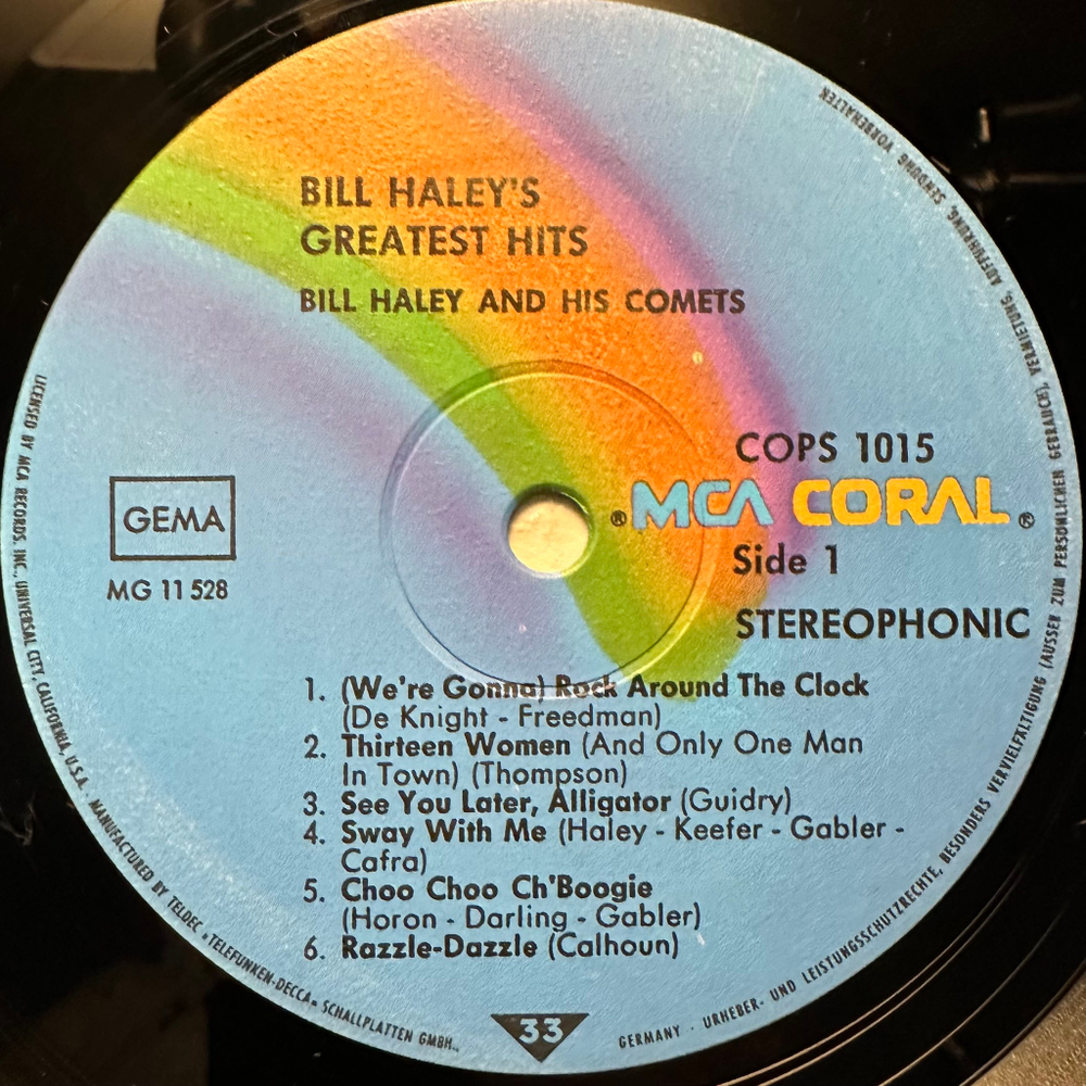 Bill Haley And His Comets - Bill Haley's Greatest Hits! (Германия)